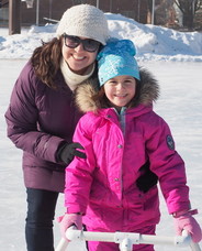 Ice skating