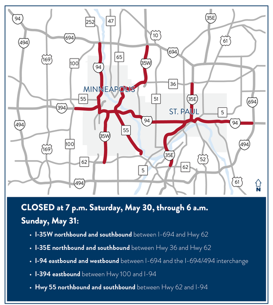 MNDOT curfew closures 