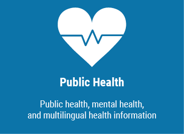 Public Health, Mental Health, and Multilingual Information Resources