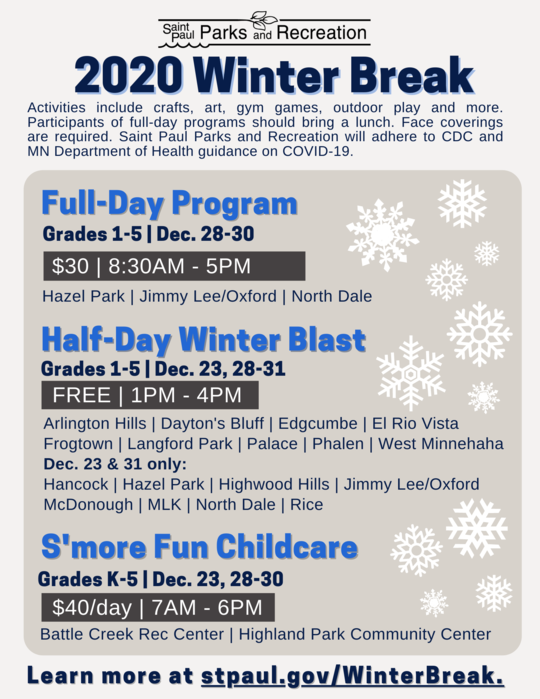 What S Happening At Saint Paul Parks And Recreation