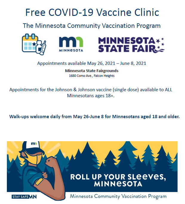 Vaccines at the MN State Fair Grounds
