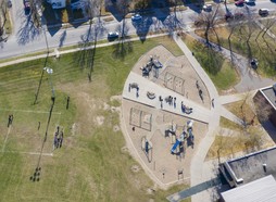 Dayton's Bluff Recreation Center play area. 