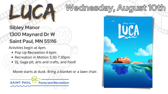 Movie in the Park "Luca" at Sibley Manor Apartments on Aug 10