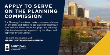 Apply to be on the Planning Commission
