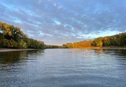 River Learning Center promo photo of Mississippi River during the fall season