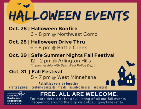 2022 Halloween events full list updated 10.28.22