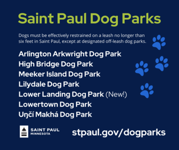 List of dog parks in Saint Paul (as of Dec 2022)