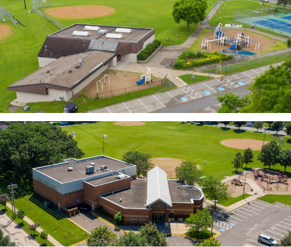 current Duluth and Case and Hazel Park rec centers