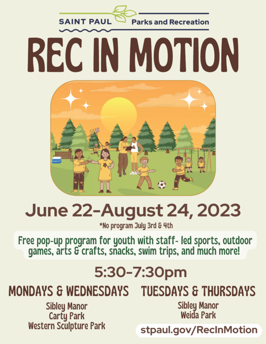 Rec in Motion flyer