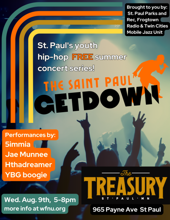 The Saint Paul GetDown August 9 at the Treasury