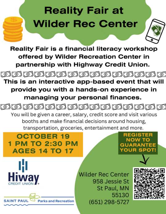 Reality Fair at Wilder Recreation Center