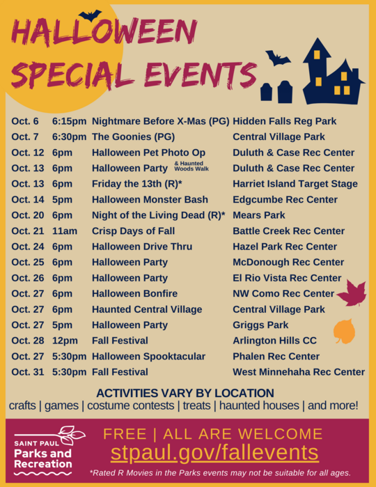 Fall Special Events