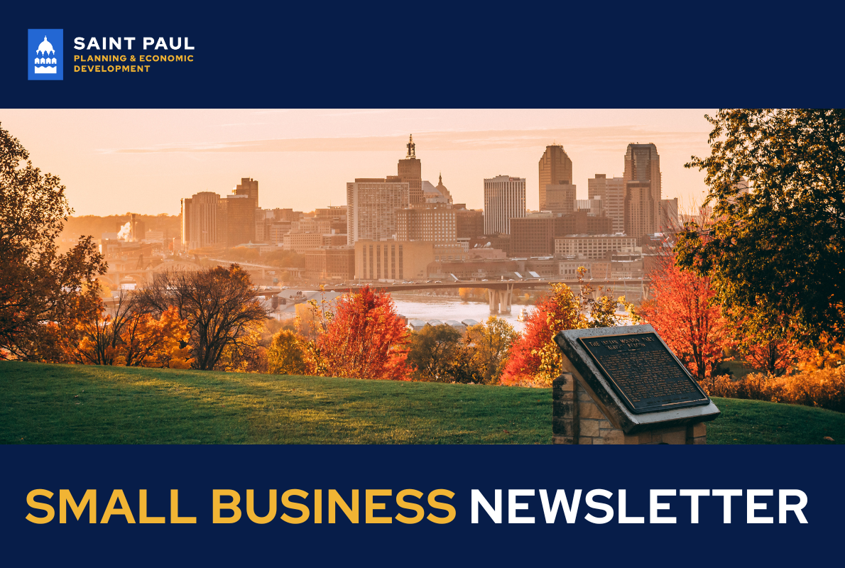 PED Small Business Newsletter - Fall 