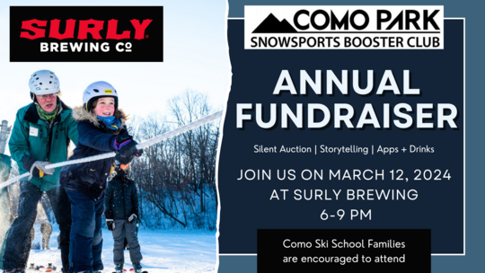 Como Park Snowsports Booster Club Fundraiser - March 12, 6-9pm at Surly Brewing