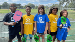 Sanneh - youth playing pickleball
