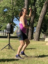 Fitness in the Parks Zumba instructor 