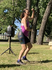 Fitness in the Parks Zumba instructor 
