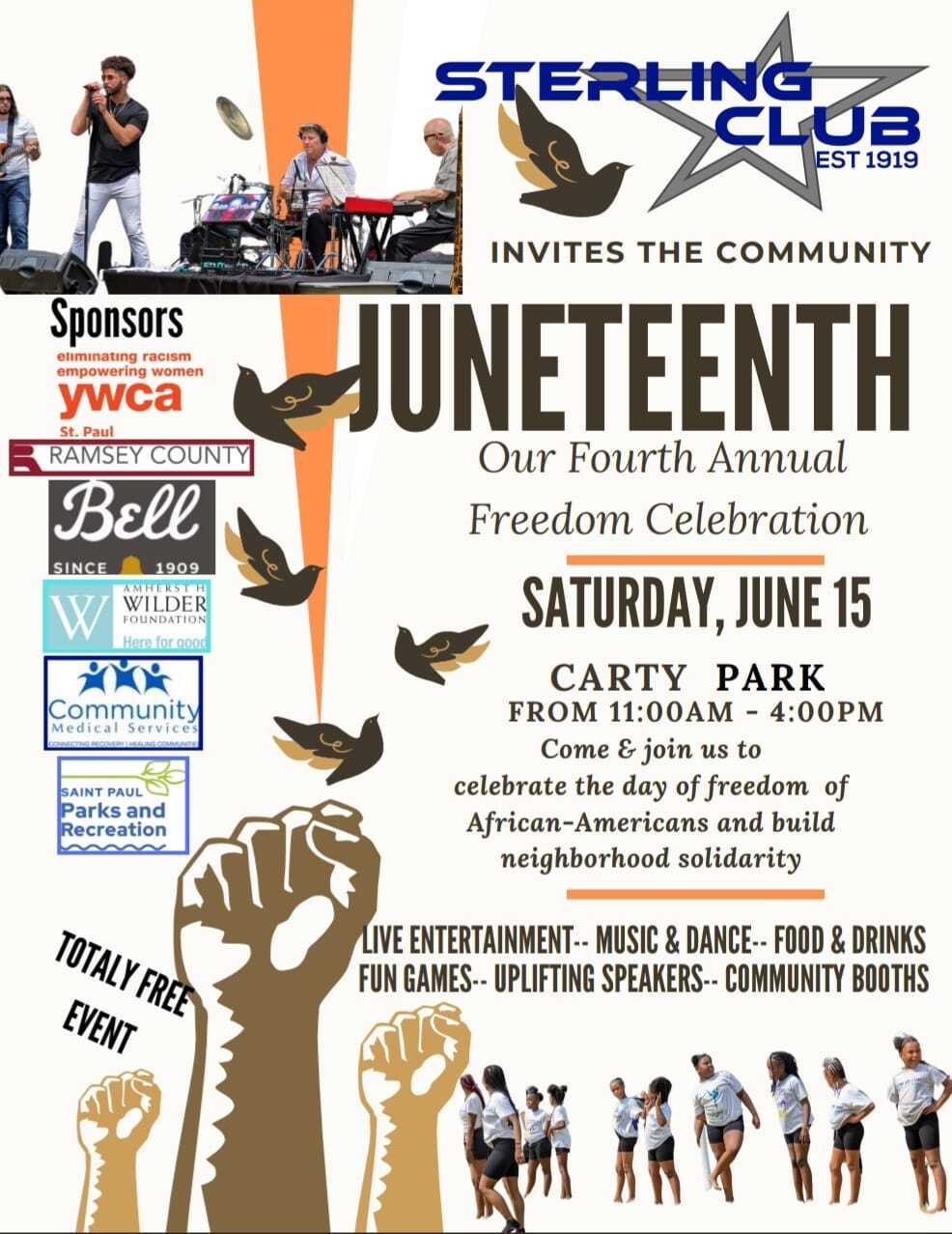 Sterling Club Juneteenth Event