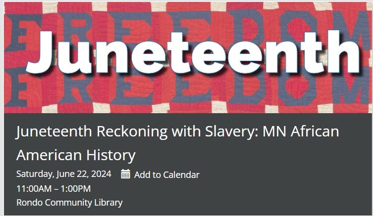 library Juneteenth Event