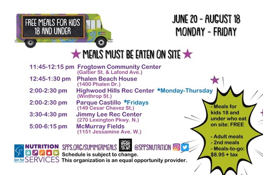 Free Summer Meals Food Truck