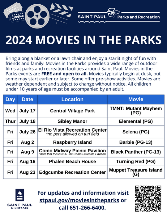 Movies in the Parks 2024 flyer_updated 7.11.23