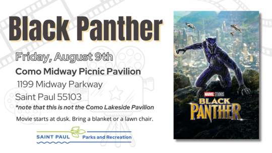 Movies in the Parks_"Black Panther" in Como Park_Aug 9