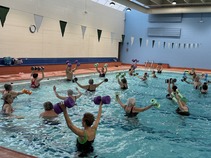 Water Aerobics at Great River Water Park