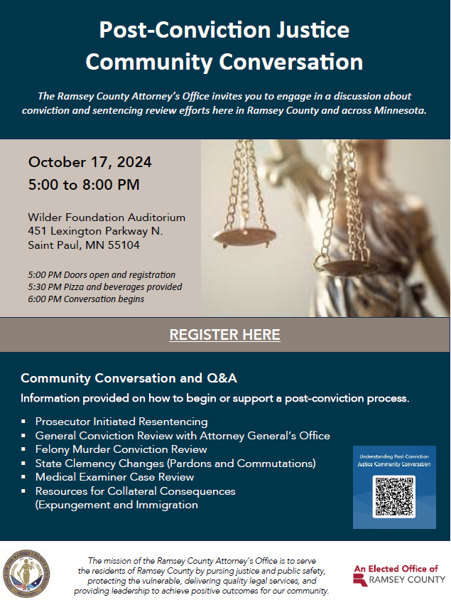 Ramsey Co Post-Conviction Community Conversation