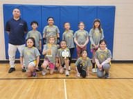 Arlington Hills girls youth volleyball team pic with coach