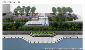 Concept 1 - Chestnut plaza