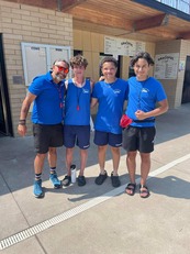 Pool supervisor with 3 lifeguards