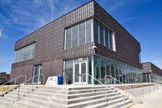 North End Community Center_exterior entrance_Rice St side