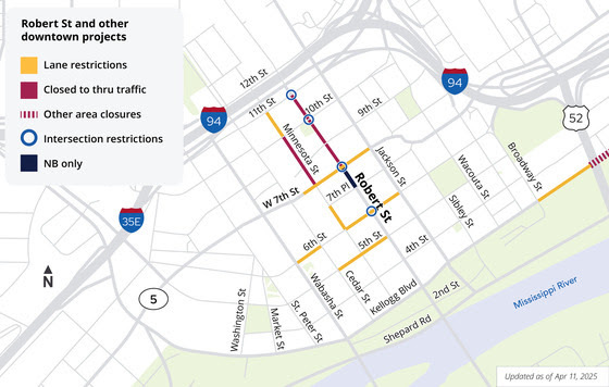 Construction Map April 11th