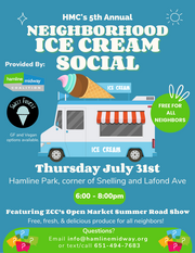 HMC July Ice Cream Social