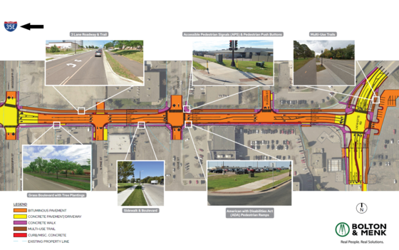 University Avenue Project Design Map