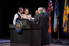 Mayor Her gets sworn in as the 47th Mayor of Saint Paul with family members by her side