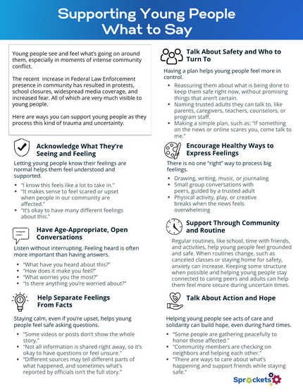 supporting kids in ICE 