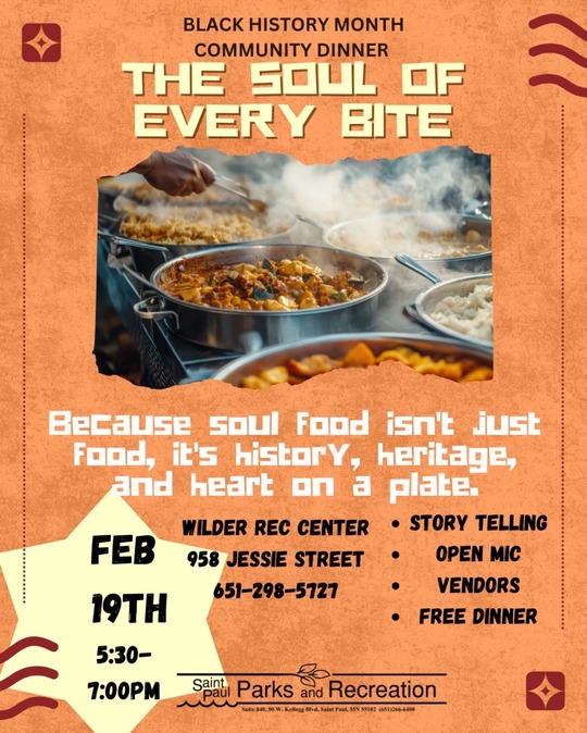 black history month dinner