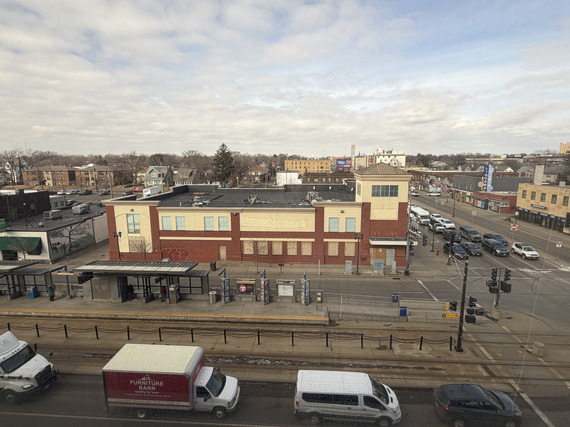 The empty CVS building on Snelling and University.