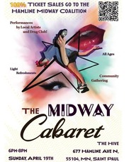 A flyer for the Midway Cabaret
