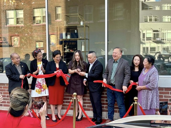 Mayor Her at ribbon-cutting ceremony at The Ivory