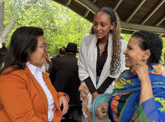 Mayor Her with Eritrean communuity