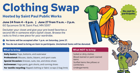PW clothing swap