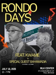 A flyer for Rondo Days 2026.
