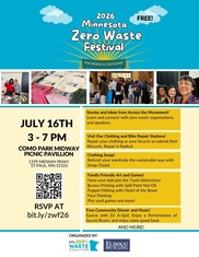 A flyer for the 2026 Zero Waste Festival. 