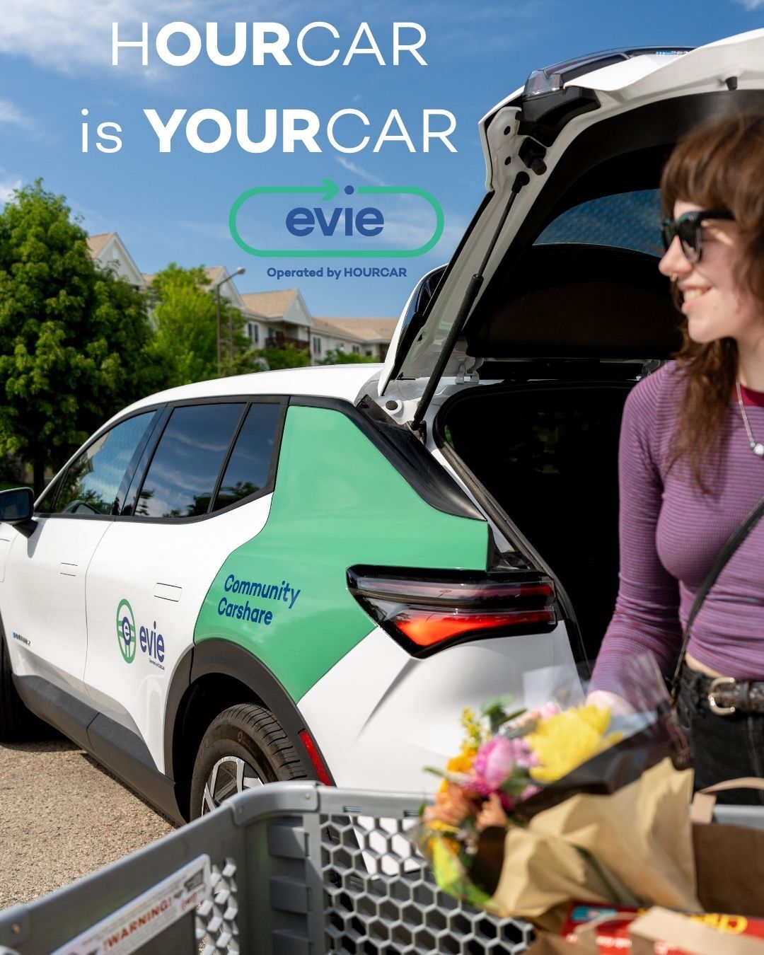 A flyer for HourCar.
