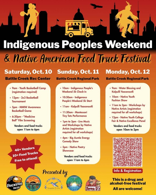 Indigenous People's Weekend Flyer