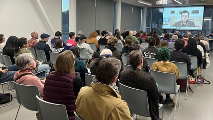 Technofascism panel group photo