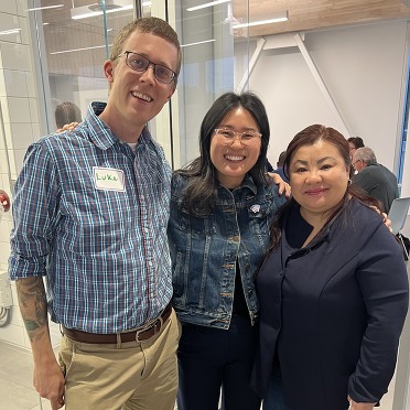 Luke Mielke, Council Member Kim, Janie Vang