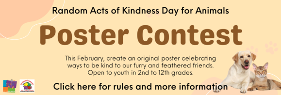 Kindness to Animals Poster Contest